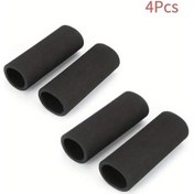 Resim Willowhaven 4 Adet Motosiklet Tutacak Kılıfı Kaymaz Titreşim Önleyici Ergonomik Eva Kavrama 