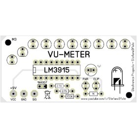 Resim Clıp Göstergeli Vu-Metre - 10 Led Vu-Meter Devresi Lm3915 