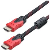 Resim 3 Metre Örgülü 1080P HDMI Kablo TV Bilgisayar Uydu Projeksiyon Full HD Görüntü Ses Aktarma Kablosu 