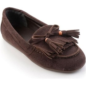 Resim Kahve Kadın Loafer Ayakkabı K01936071072 