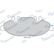 Resim MANDO MBF015208 Fren Balatasi On (160Mm) Viano Vito (639) 03 (WA698923) 