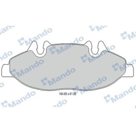 Resim MANDO MBF015208 Fren Balatasi On (160Mm) Viano Vito (639) 03 (WA698923) 