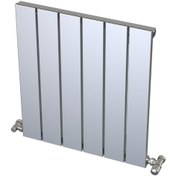 Resim Alüminyum Radyatör 600 X 535 6 Dilim Mat Eloksal 0010 