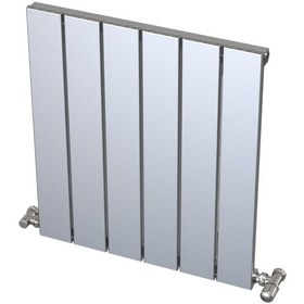 Resim Alüminyum Radyatör 600 X 535 6 Dilim Mat Eloksal 0010 