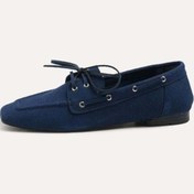 Resim Majensia 255009 Bağcıklı Makosen Lacivert Süet 