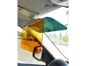 Resim Evrensel Uyumlu Araç İçi Güneş Önleyici Vizör – Dayanıklı Çift Renkli 2024 Model, 32x13 cm, Parlama Azaltıcı 