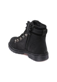 Resim Kinetix Sardone Siyah Fermuarlı Ve Kürklü Deri Bot 