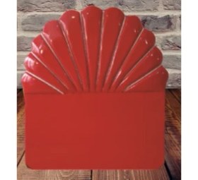 Resim Bengi Ticaret Başlık Alc Midye Model 90 cm Suni Deri Kumaş Modern Kapitone Kırmızı Renk El Yapımı 
