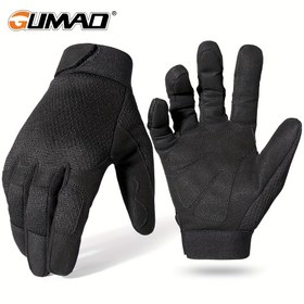 Resim Erkekler ve Kadınlar için Hafif Dış Mekan Eldivenleri - Nefes Alabilen Naylon Karışımı, Ayarlanabilir saç tokası ve Döngü Kapatma, Spor ve Günlük Giyim için Ergonomik Tasarım, Siyah, Spor Eldivenleri | Şık Eldiven Tasarımı | Dayanıklı Eldiven Malzemesi, Spor Eldivenleri 