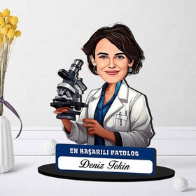 Resim En Başarılı Kadın Patolog Karikatürlü Biblo 