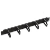 Resim Ager 1U Yatay Organizer Siyah 5 Metal Kancalı Aa-5Kn01U19-A-S1 