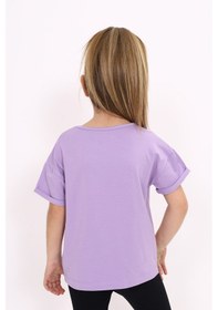 Resim Toontoy Kids Toontoy Kız Çocuk Tişört Lila 