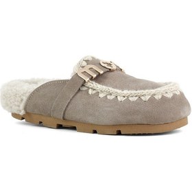 Resim Terlik/ Panduf Ev Kadın Mu.fw431000a Elgry Mou Wınter Bıo Slıde - Logo Elephant Grey Elephant Grey Gri 