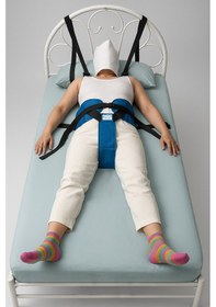 Resim Slife Yatan Hasta Engelli Yataktan Kaymayı Engelleyen Emniyet Güvenlik Kemeri 