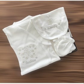 Resim Bombinoo Kelebek Desenli 5 Parça Hastane Çıkışı Çok Renkli 