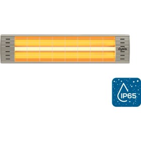 Resim Dysis DH-7486 Art Plus Karbon Serisi IP65 Suya-Toza Dayanıklı 2300 W Bej İç/Dış Mekan Isıtıcı 