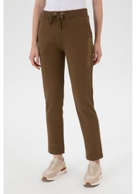 Resim U.S. Polo Assn. Kadın Haki Şardonlu Eşofman Altı 50313583-VR027 