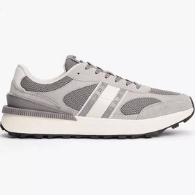 Resim Tommy Hilfiger TJM TECHNICAL RUNNER ESS Erkek gri Sneaker EM0EM01537PRZ 
