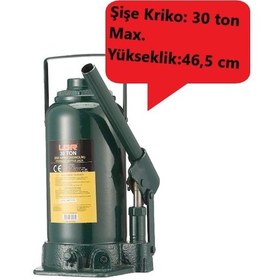 Resim Ugr 30 Ton Şişe Kriko - Araba - Tekne - Kamyon - Minubüs - Makine Yük Kaldırma 