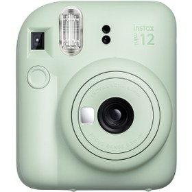 Resim Fujifilm Instax mini 12 Yeşil Fotoğraf Makinesi ve 96'lı Laporta Albüm Seti 