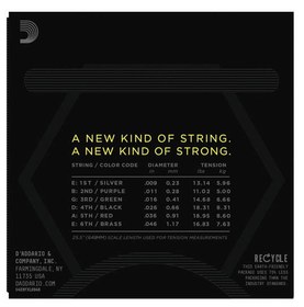 Resim D'Addario NYXL0946 NYXL Nickel Elektro Gitar Teli - Super Light/Regular (9-46) 