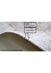 Resim Brillant Latex Kaymaz Taban Halı-Fashion Hl11347.801-(130X190) 