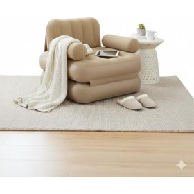 Resim AyrStore Otomatik Şişme Koltuk, Tek Kişilik, Bej, KendindenTaşınabilir 