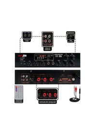 Resim Lastvoice Black Large Paket - 2 Hoparlör Ve Anfi Anons Ses Sistemi 