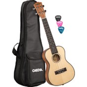 Resim Cascha HH 2151 Maun Concert Ukulele Set (Natural) 