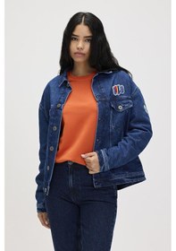 Resim Adelina Koyu Mavi Kadın Denim Ceket-indigo İndigo 