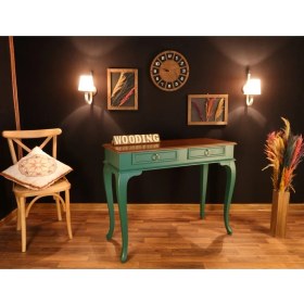 Resim Wooding 120 cm Çift Çekmeceli Masif Dresuar 