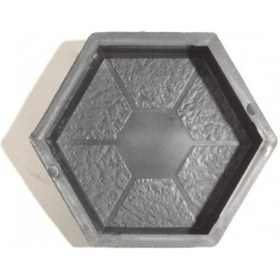 Resim Plastik Parke Taşı Kalıbı Tekli Ithal Altıgen 6 Cm (10 Adet) 