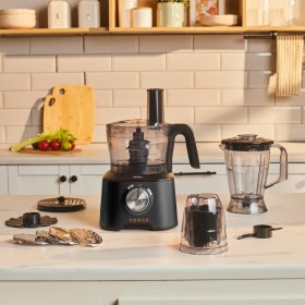 Resim Karaca Mastermaid Power 10 In 1 Mutfak Robotu Black 