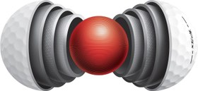 Resim TP5x Golf Topu, 5 Katmanlı, Tour Hızında, Yüksek Spin Kontrolü ve ClearPath Hizalama - Sarı 