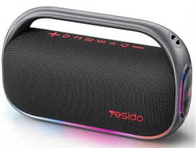 Resim Yesido YSW31 2 Adet 40W Dahili Hoparlörlü BT 5.0 RGB Kablosuz Hoparlör Siyah 