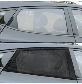 Resim 2 Adet Oto Yan Cam Perdesi Araba Arka Kapı Güneşlik Araç Çocuk Ve 