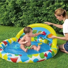 Resim 1.20M x 1.17M x 46CM Splash & Learn Çocuk Havuzu 