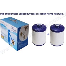 Resim Duş Filtresi Yedeği Ikili -Sw-P Model 