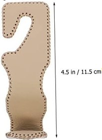 Resim VALICLUD Elbise Askısı 2 arka koltuk kancası araba çanta tutucu araba kancaları Oto askılar araba arka koltuk kancaları deri araba askısı çok işlevli ilişki kurmak küçük kanca 