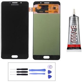 Resim Samsung Galaxy A7 2016 Sm-A710F Lcd Ekran Doknmatik + Montaj Seti 