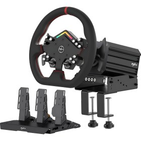 Resim Pxn V12 Lite Oyun Direksiyon Seti - 6nm Tork Güçlü Feedback - Doğrudan Tahrikli Servo Yarış Direksiyonu -F1 Vites Kürekleri - Xbox Pc Ps4 ve Ps5 Uyumlu 