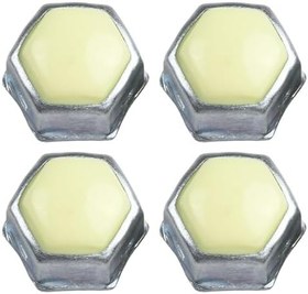 Resim Navara D22 1998-2006 Direksiyon Kilidi Durdurma Somunu Cıvata Kapağı Seti, Kamyon Direksiyon Kolonu için 4 adet Metal ve Plastik Yedek 