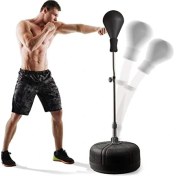 Resim Leyaton Boks Standı Punching Ball 120CM ile 156CM Yükseklik Ayarlı 