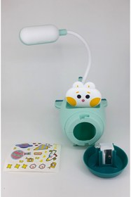 Resim PİNA HEDİYELİK AKSESUAR Işıklı Uçak Şekilli Kalemtraşlı Şarjlı Çocuk Masa Lambası 