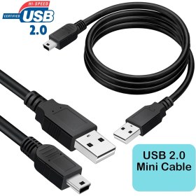 Resim Derwell 3 Metre 3m Mini USB To USB Data Şarj Kablosu Kamera Mp3 Ps3 Radyo Navigasyon Şarj Kablosu Piramit Uç 