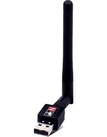 Resim Oem 300 Mbps 2 DBI Antenli Wireless Adaptörü Kablosuz Ağ Pc Usb Wifi Alıcı 