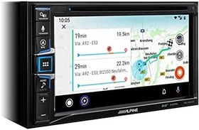 Resim Alpine INE-W611D 6.5-inch Dokunmatik Ekranlı, Dahili Navigasyon, DAB+, HDMI, CD/DVD Çalar, Apple CarPlay ve Android Auto 