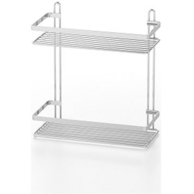 Resim Teknotel Iki Katlı Banyo Rafı Krom Es067 Krom 