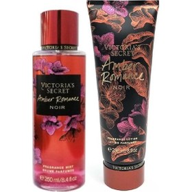 Resim Victoria's Secret Amber Romance Noir Vücut Losyonu 236 ML + Amber Romance Noir Vücut Spreyi 250 ML 