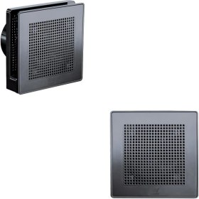 Resim Vortice Düşük Ses Seviyesi 26.9 Db(A) Mimari Uygulama Ideal Tasarım Kesintisiz Çalışma Havalandırma Fanı Banyo Mutfak Salon Oda Agmair Agm Punto Evo Bianco White Gold Dekoratif 